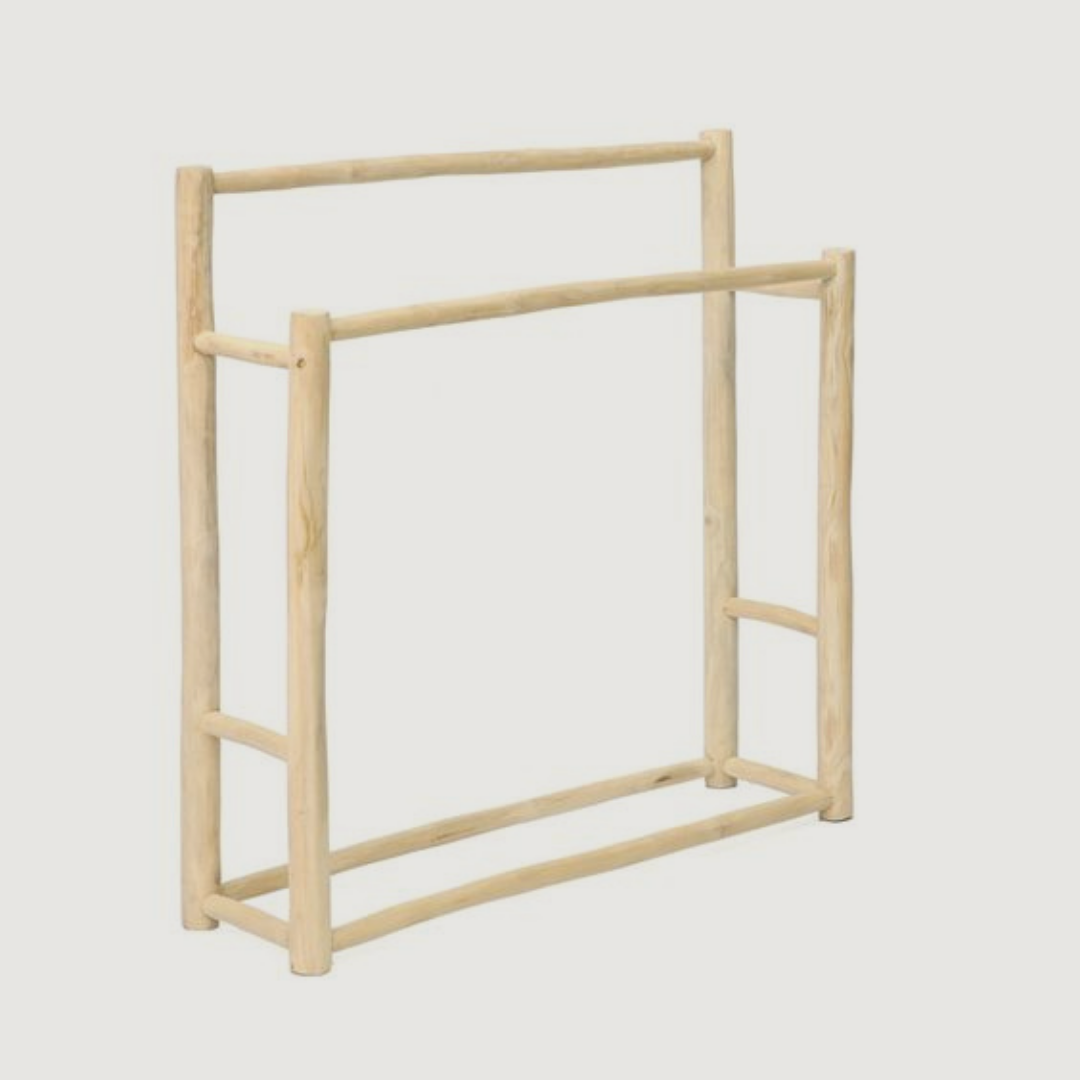 Teak Towel Hanger.