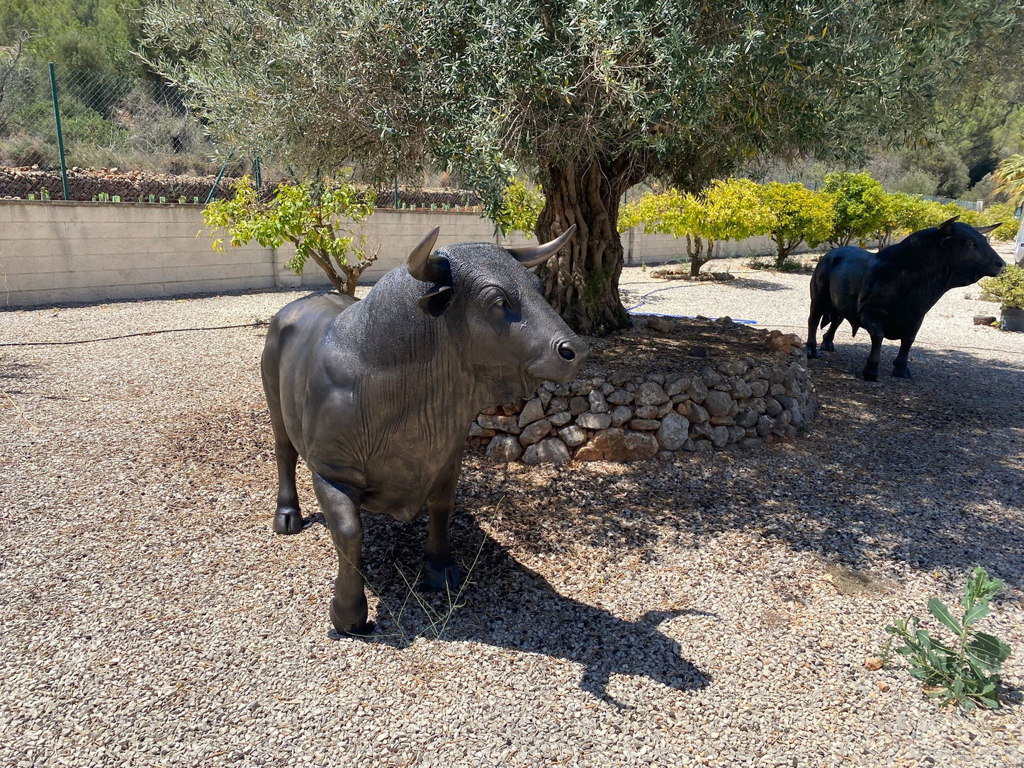 Spanischer Stier Statue
