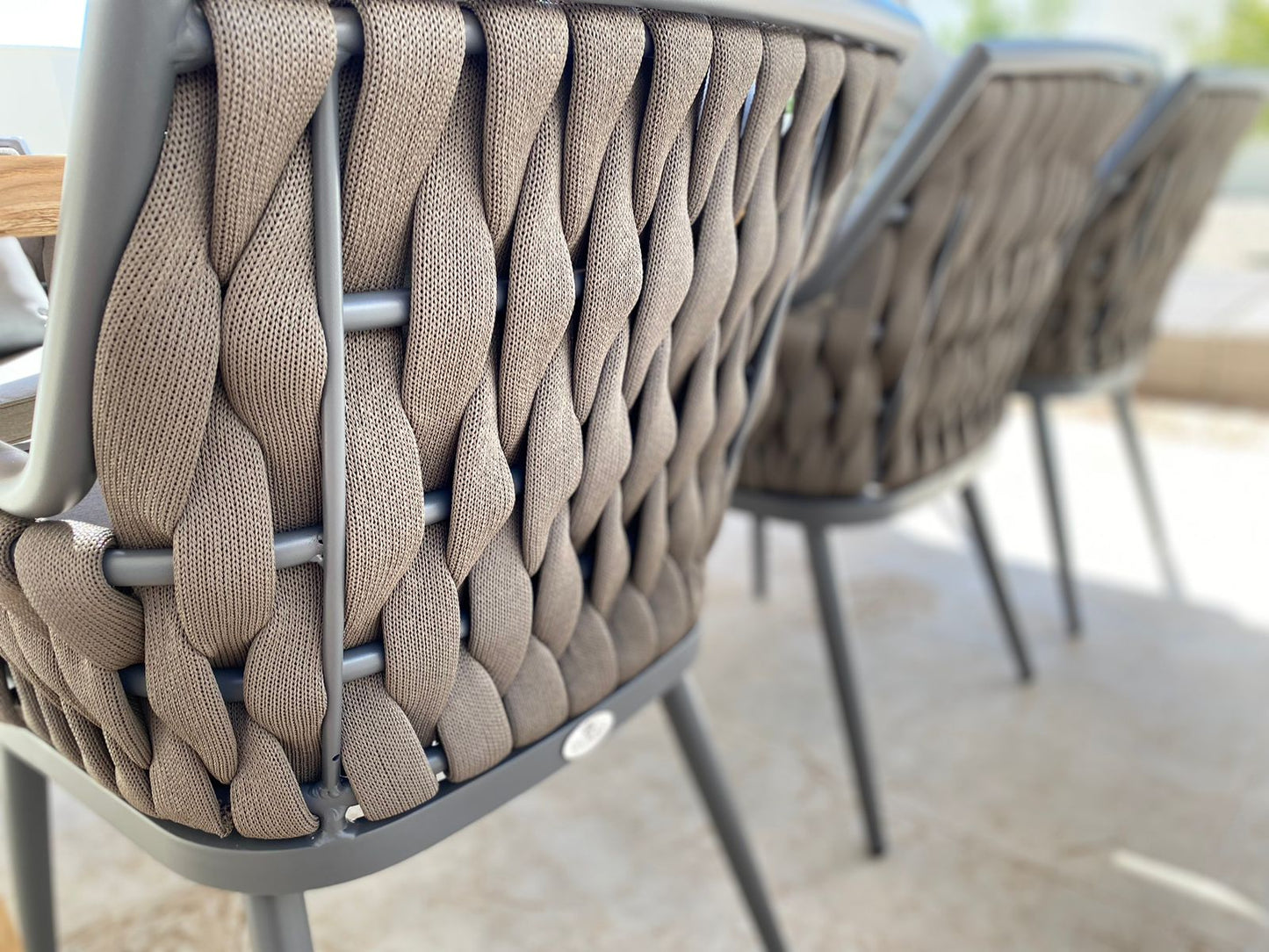 Premium Touw Stoel | Verticaal weven