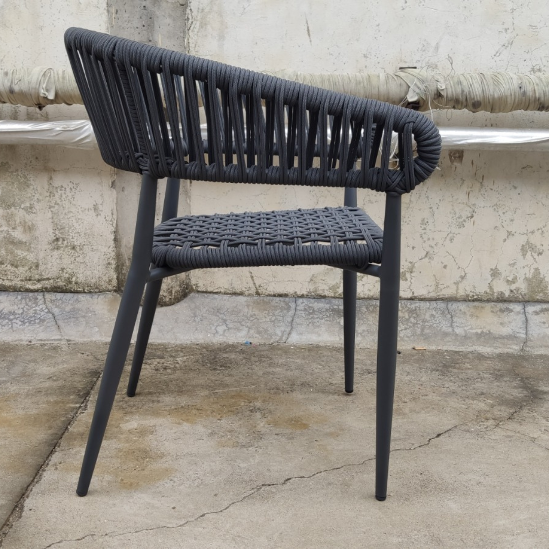 Silla de comedor de cuerda fina