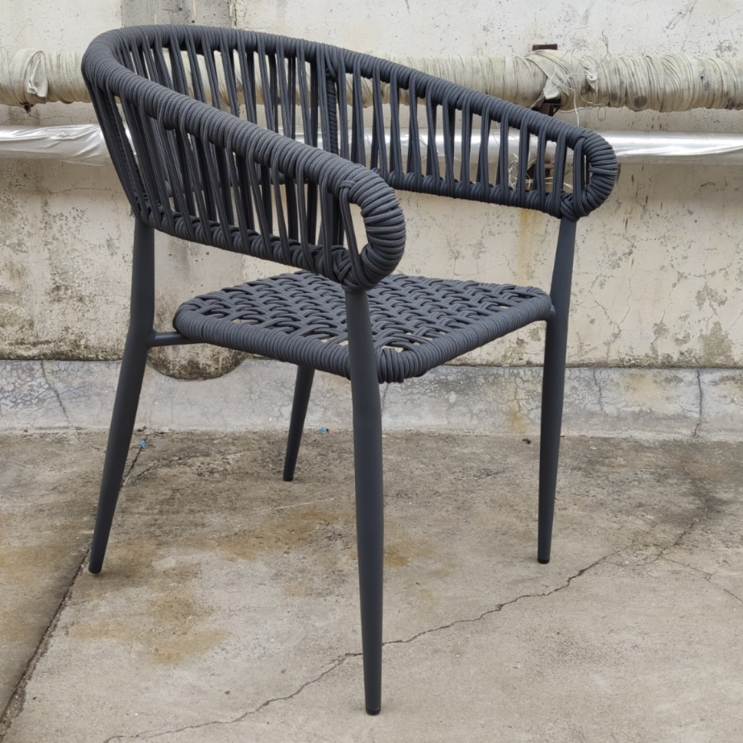 Silla de comedor de cuerda fina