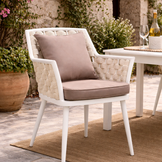 Silla de cuerda Premium | Tejido horizontal