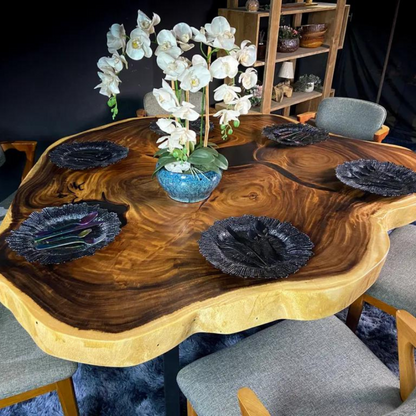 Suar Woodslab Table | Free Shape