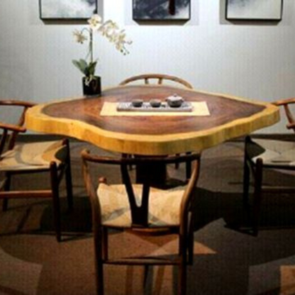 Suar Woodslab Table | Round