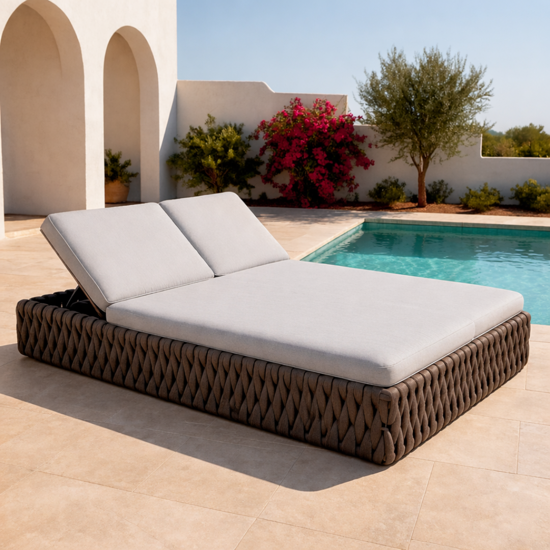 Rope Double Sun Lounger.