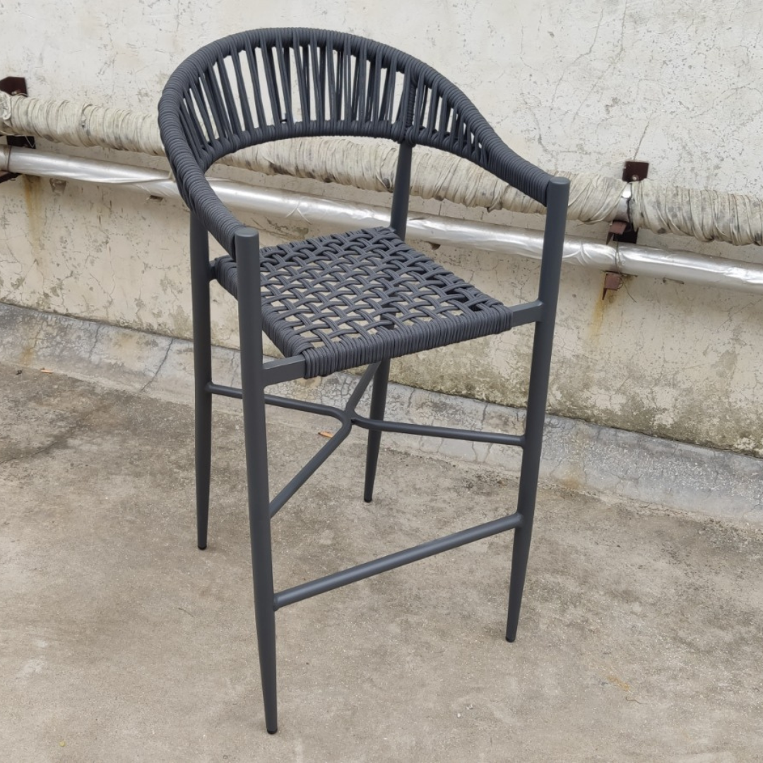 Taburete de bar de cuerda fina