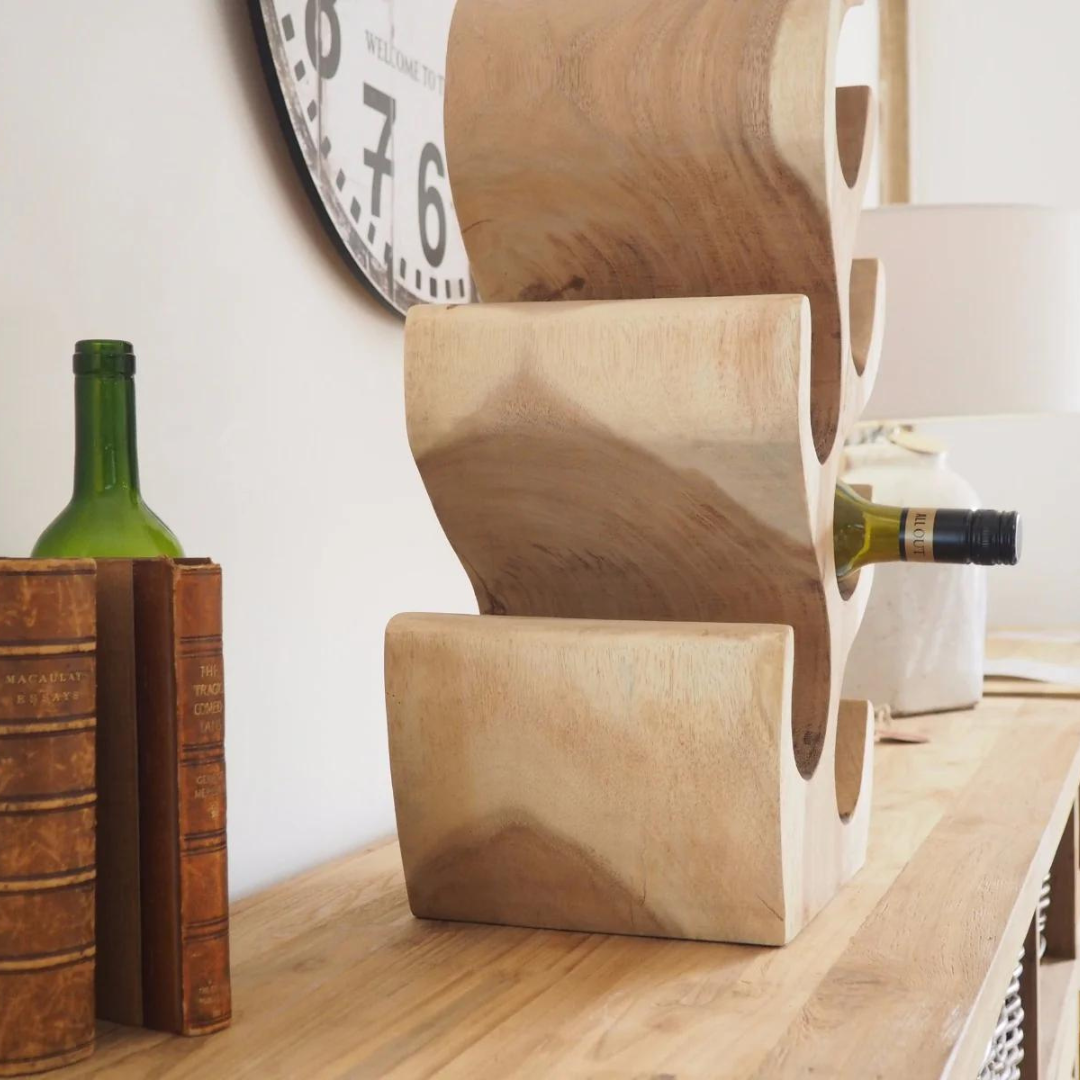 Teak Wine Rack