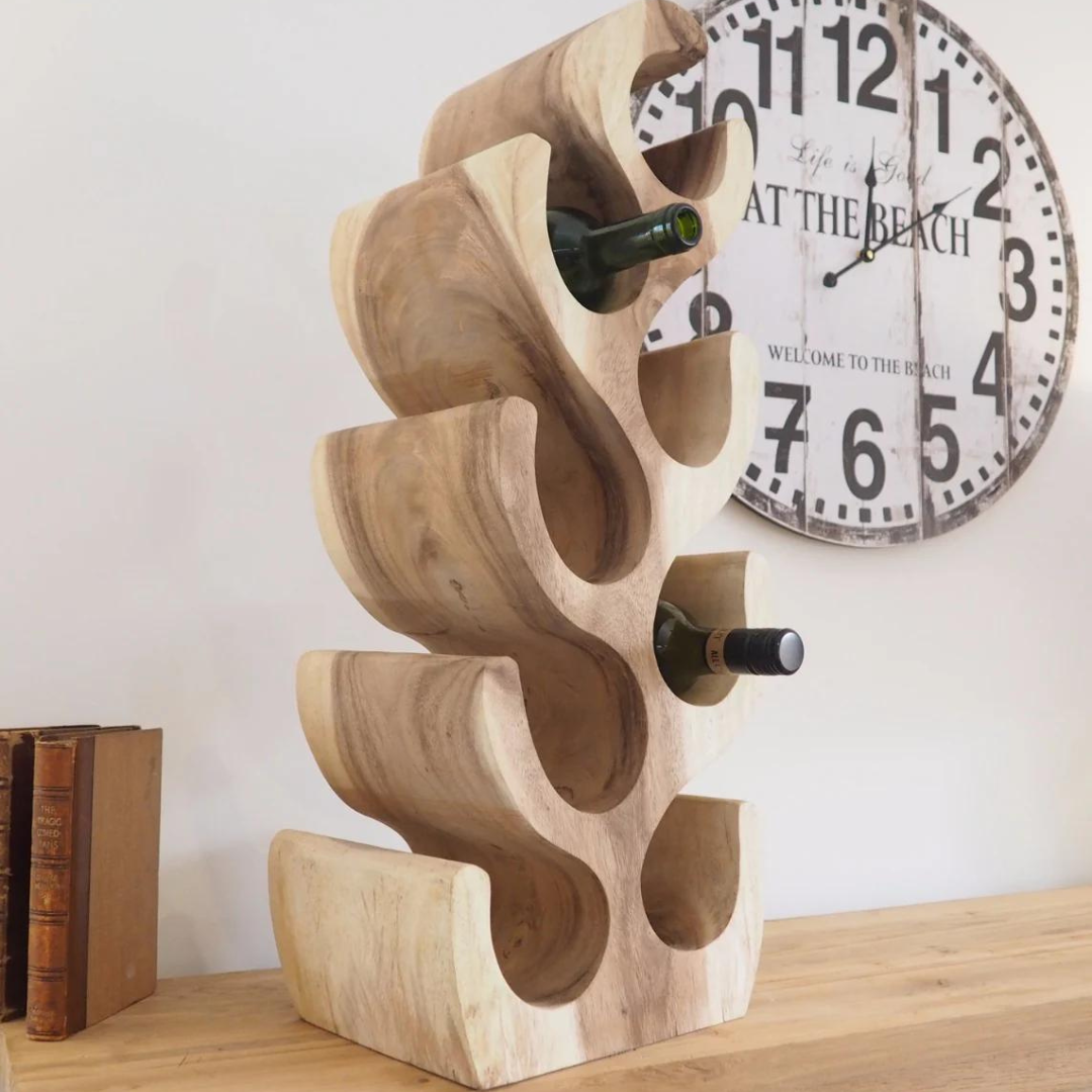 Teak Wine Rack