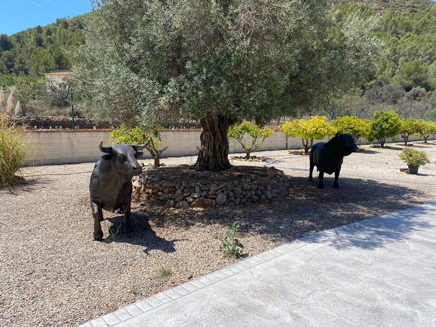 Spanischer Stier Statue