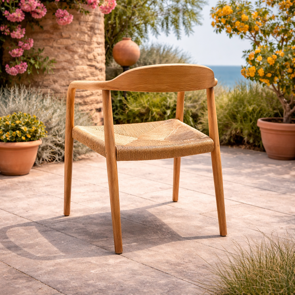 Bali Teak Dining Chair.