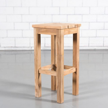Teak Bar Stool.