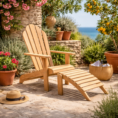 Teak Bear Chair.
