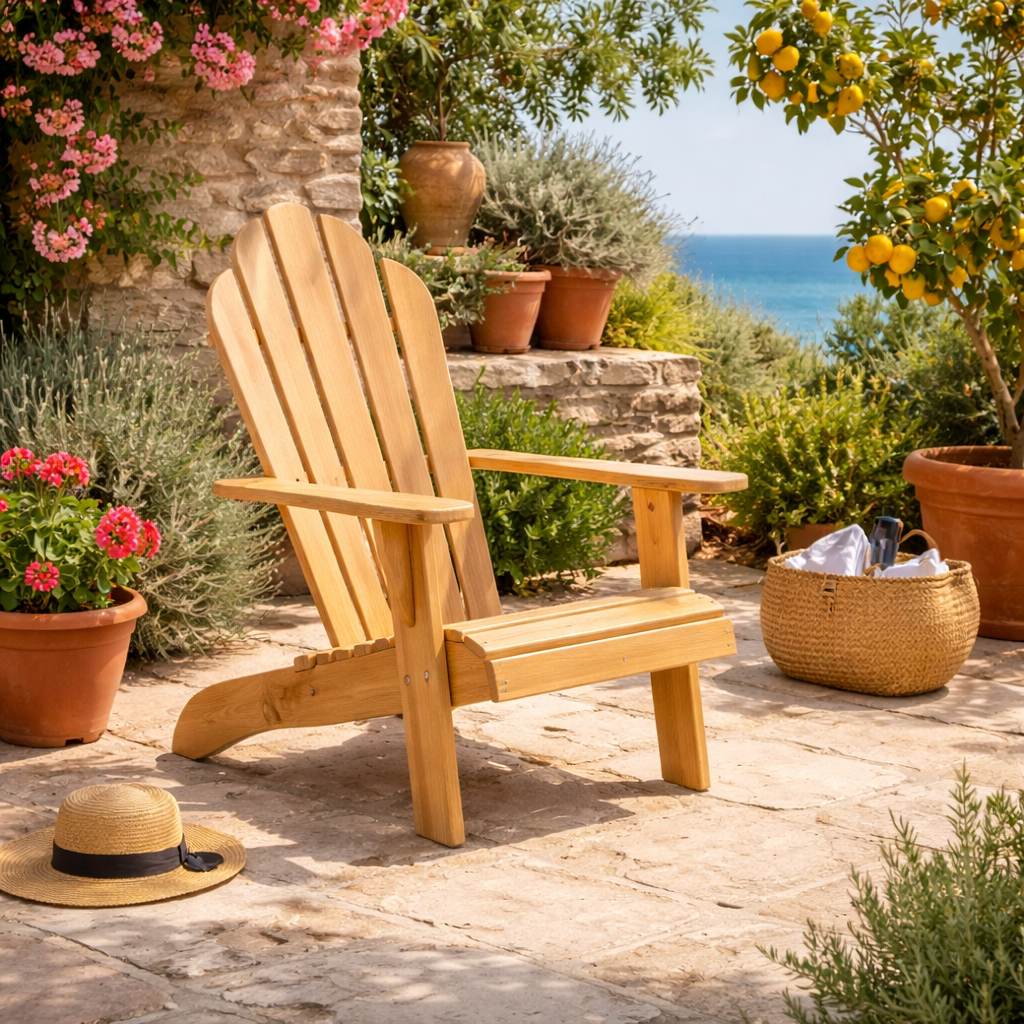 Teak Bear Chair.