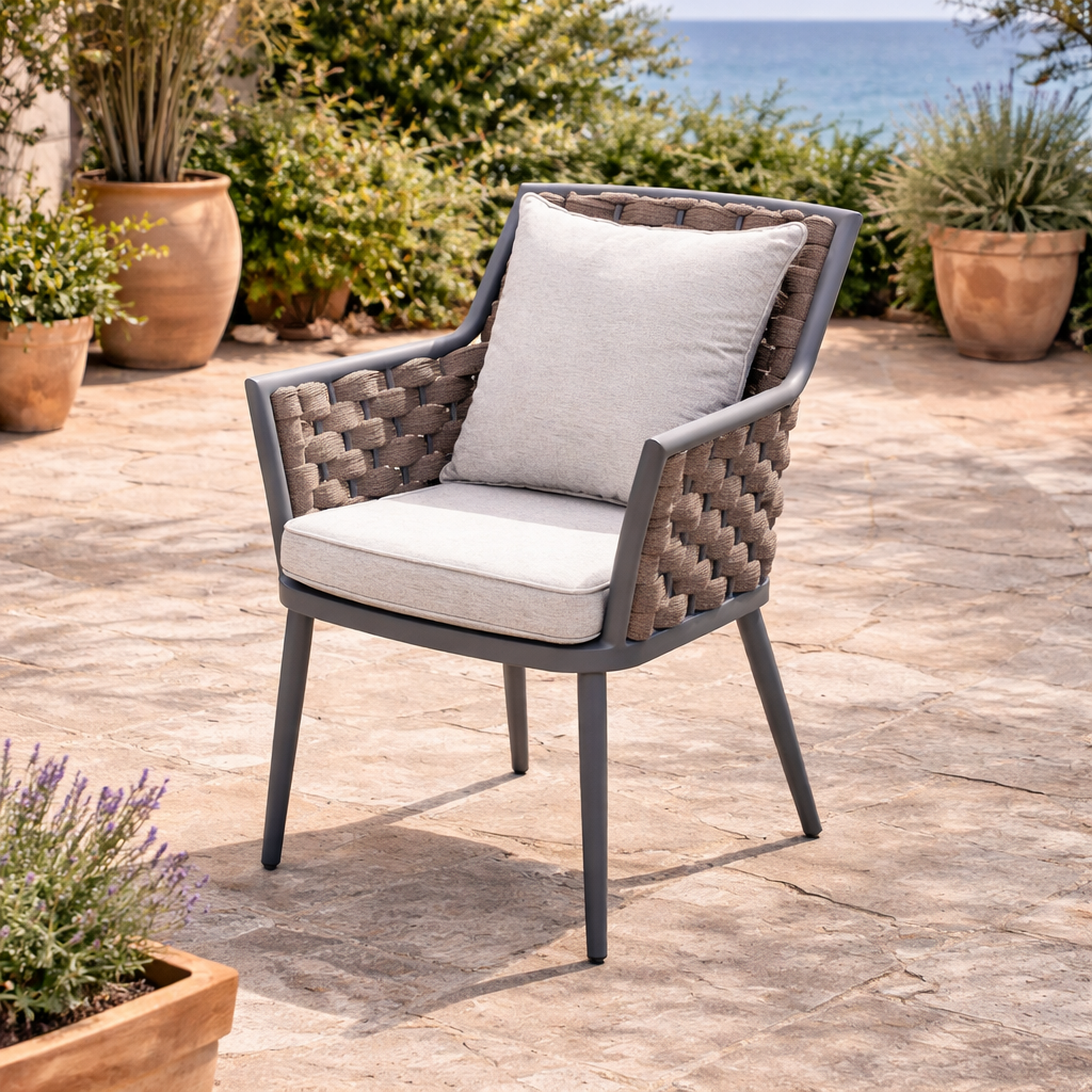 Rope Chair | Horizontal Weaving.