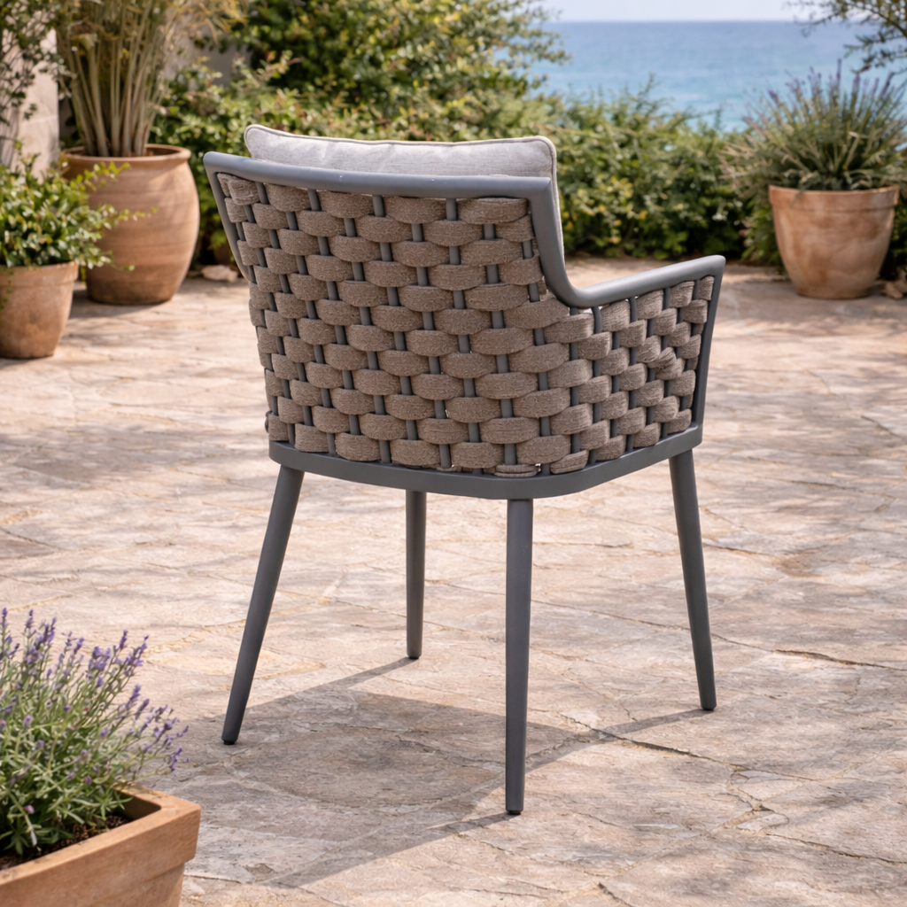 Rope Chair | Horizontal Weaving.