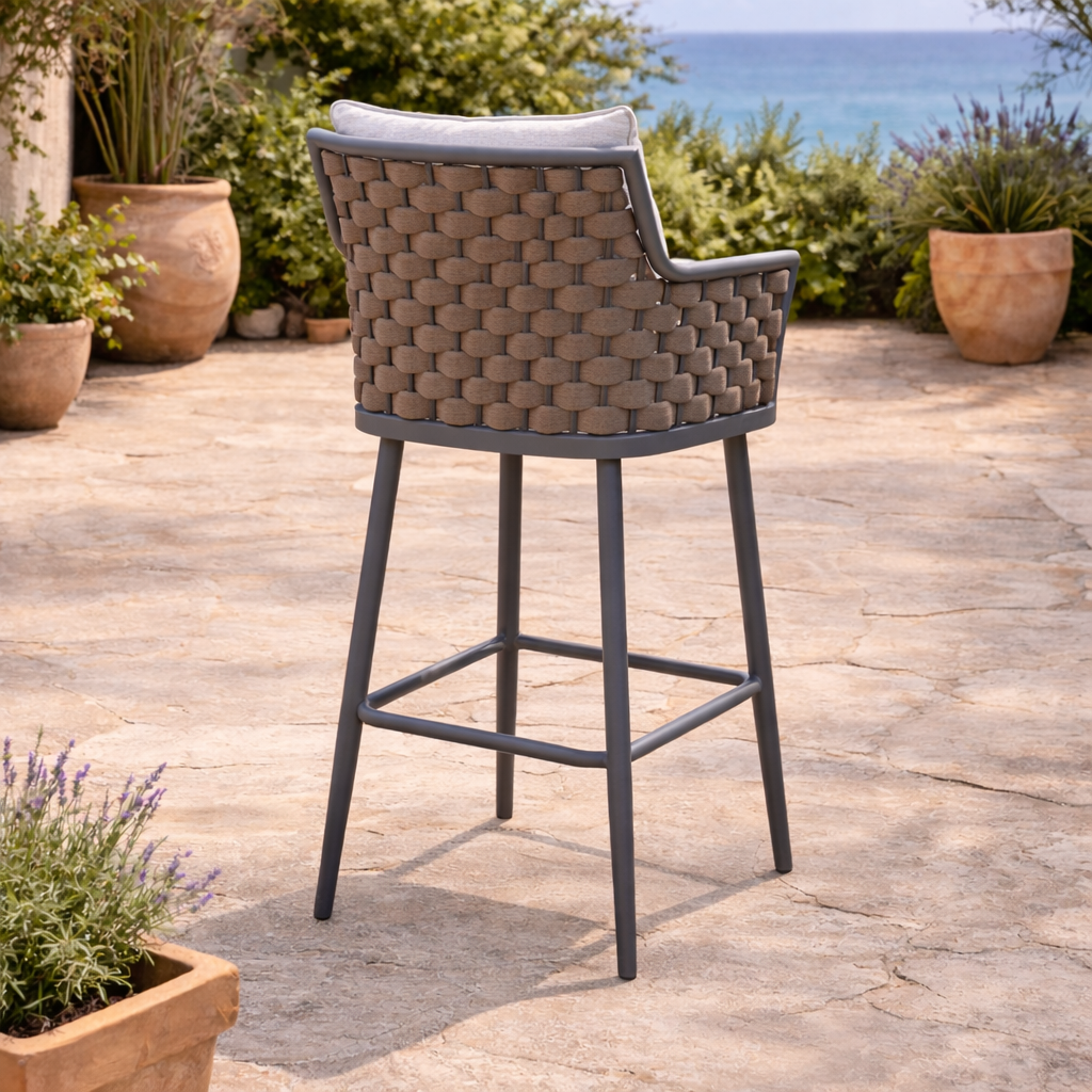 Rope Stool | Horizontal Weaving.