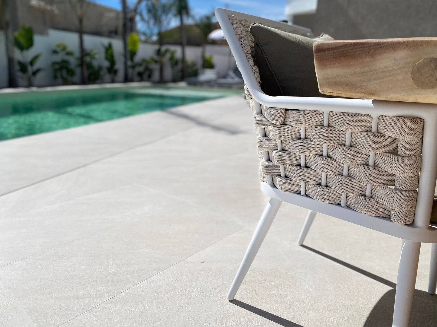 Chaise en corde de qualité supérieure | Tissage horizontal