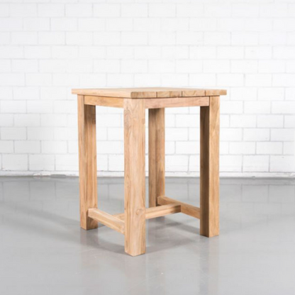 Mesa de bar de teca