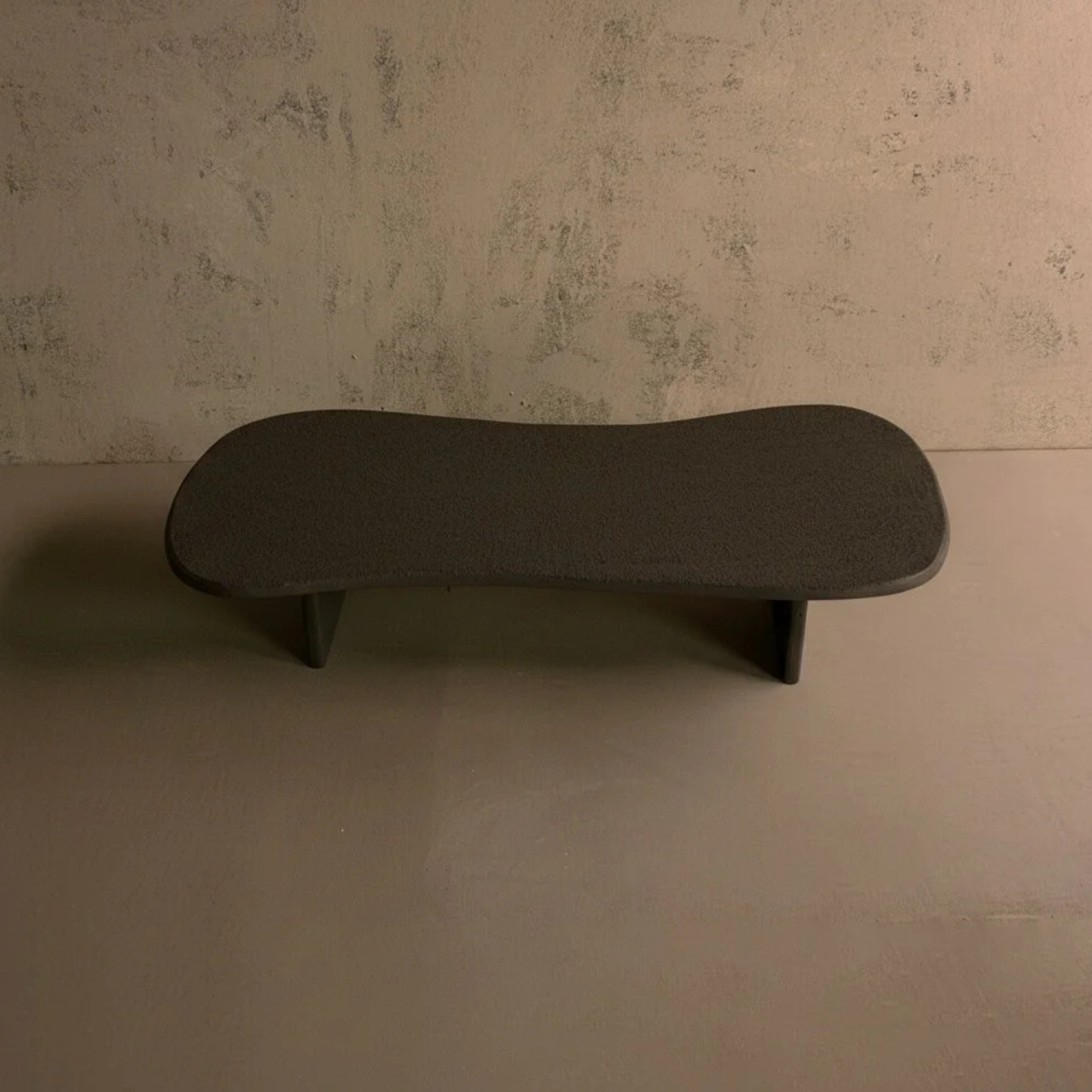 Microcement Center Table Bone