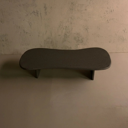 Microcement Center Table Bone