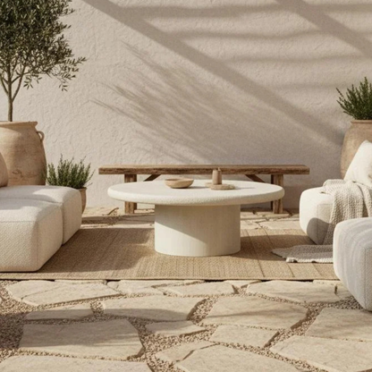 Microcement Center Table Round