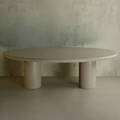 Microcement Dining Table Oval