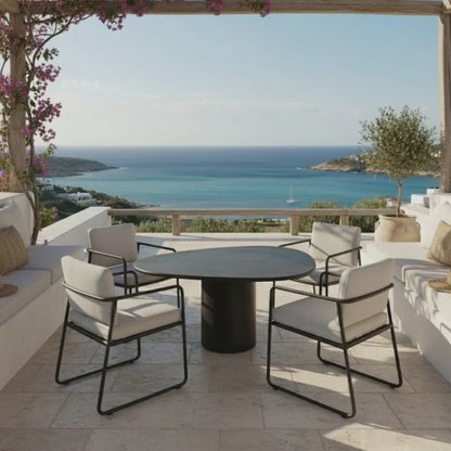 Microcement Dining Table Boulder