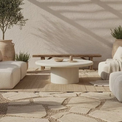 Microcement Center Table Round