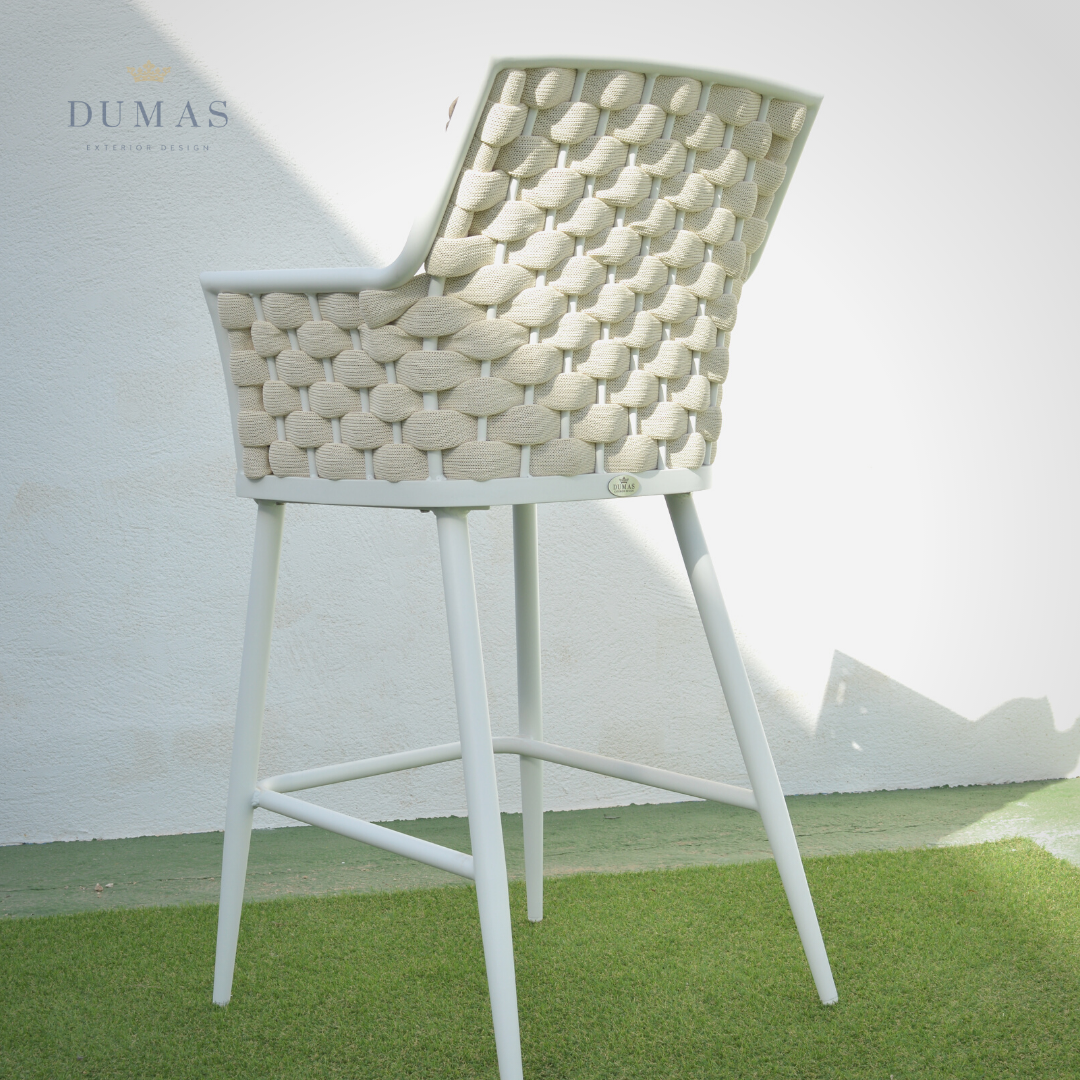 Tomato Premium Rope Stool | Horizontal Weaving