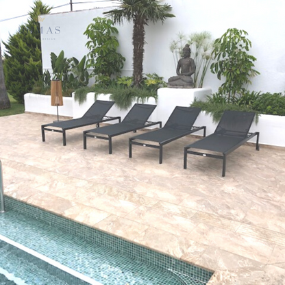 Light Gray Exclusive Sunlounger