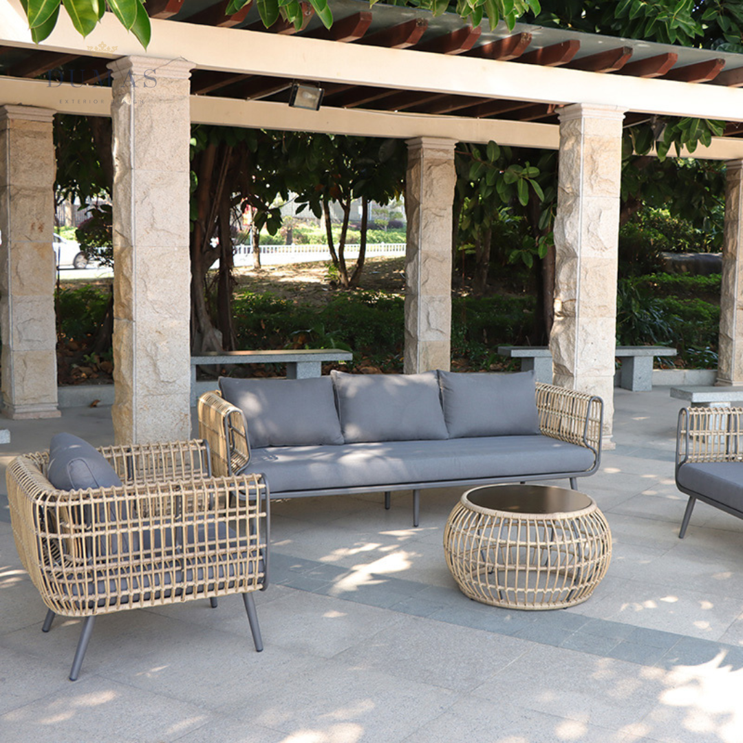 Dark Gray Bali Lounge Set