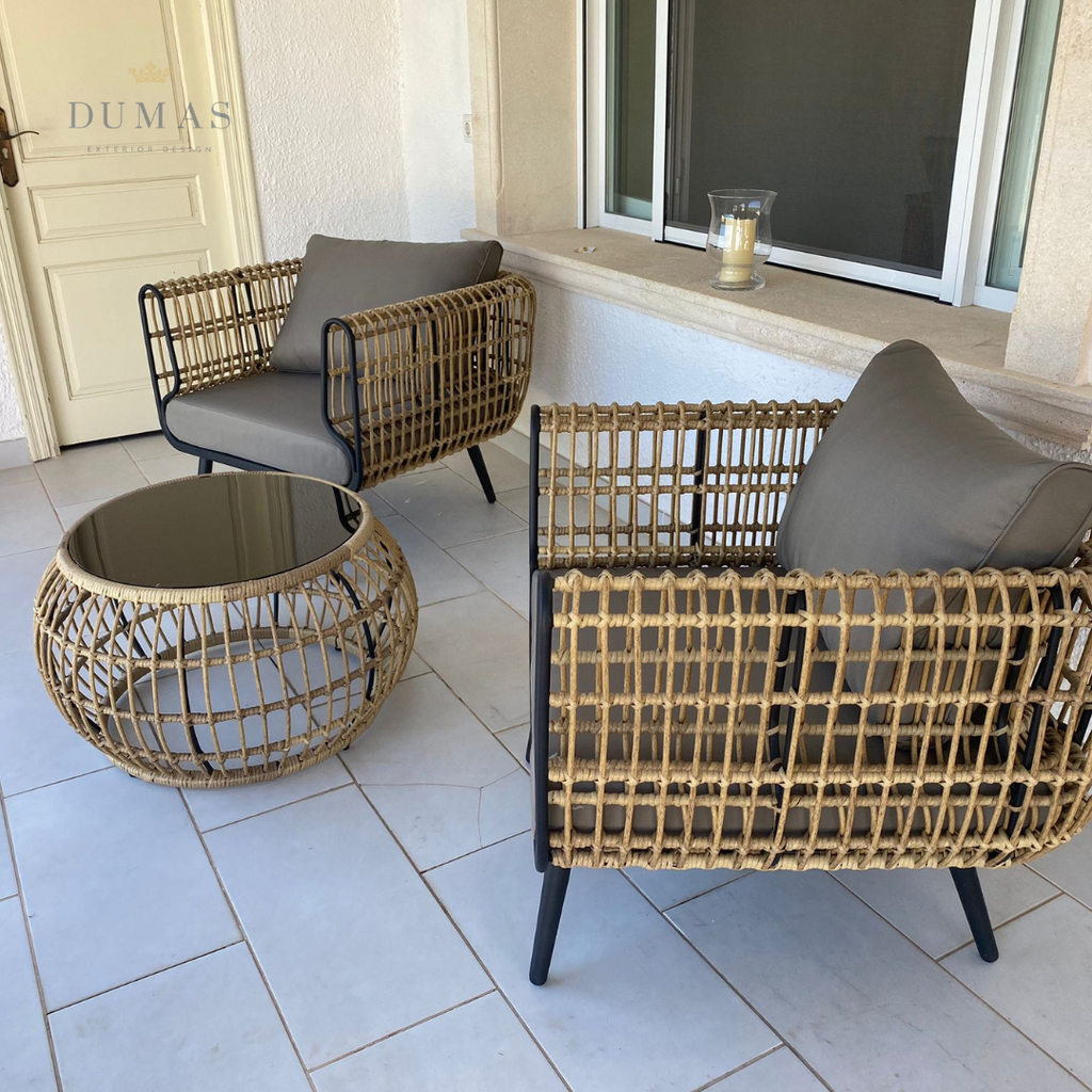 Dark Gray Bali Lounge Set