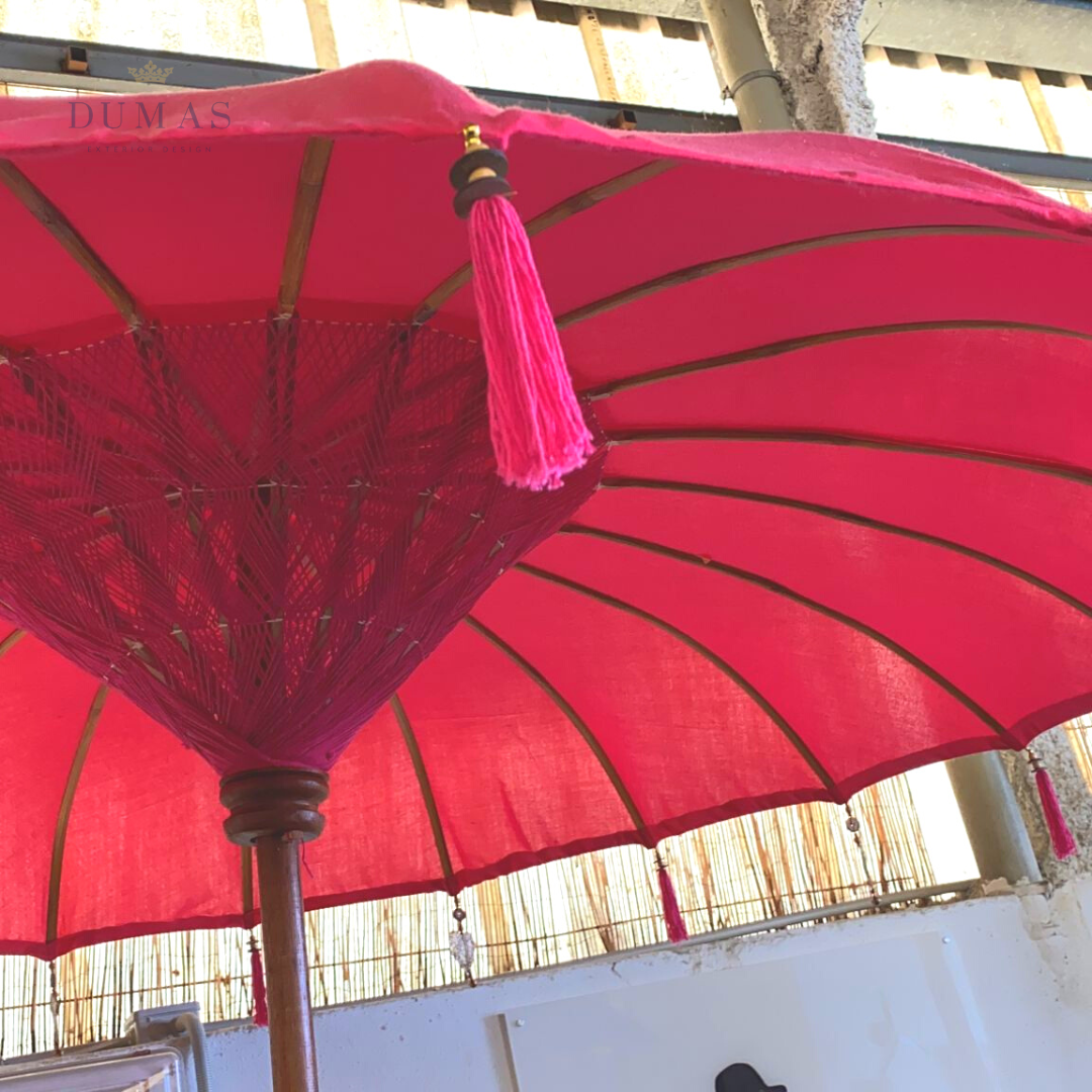Maroon Original Bali Umbrella