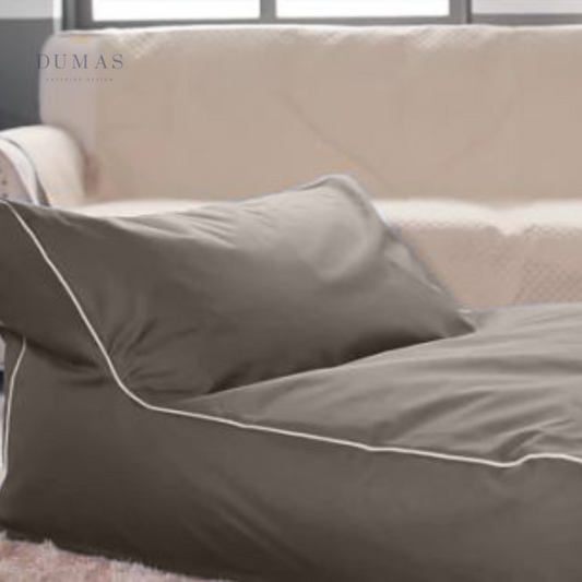 Dark Gray Floating Bean Bag Sofa