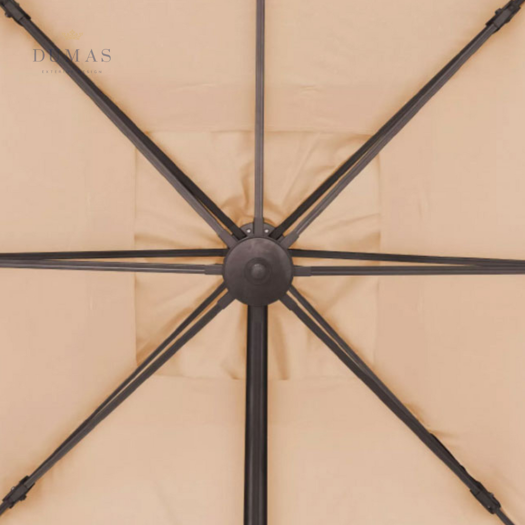 Tan Cantilever Umbrella