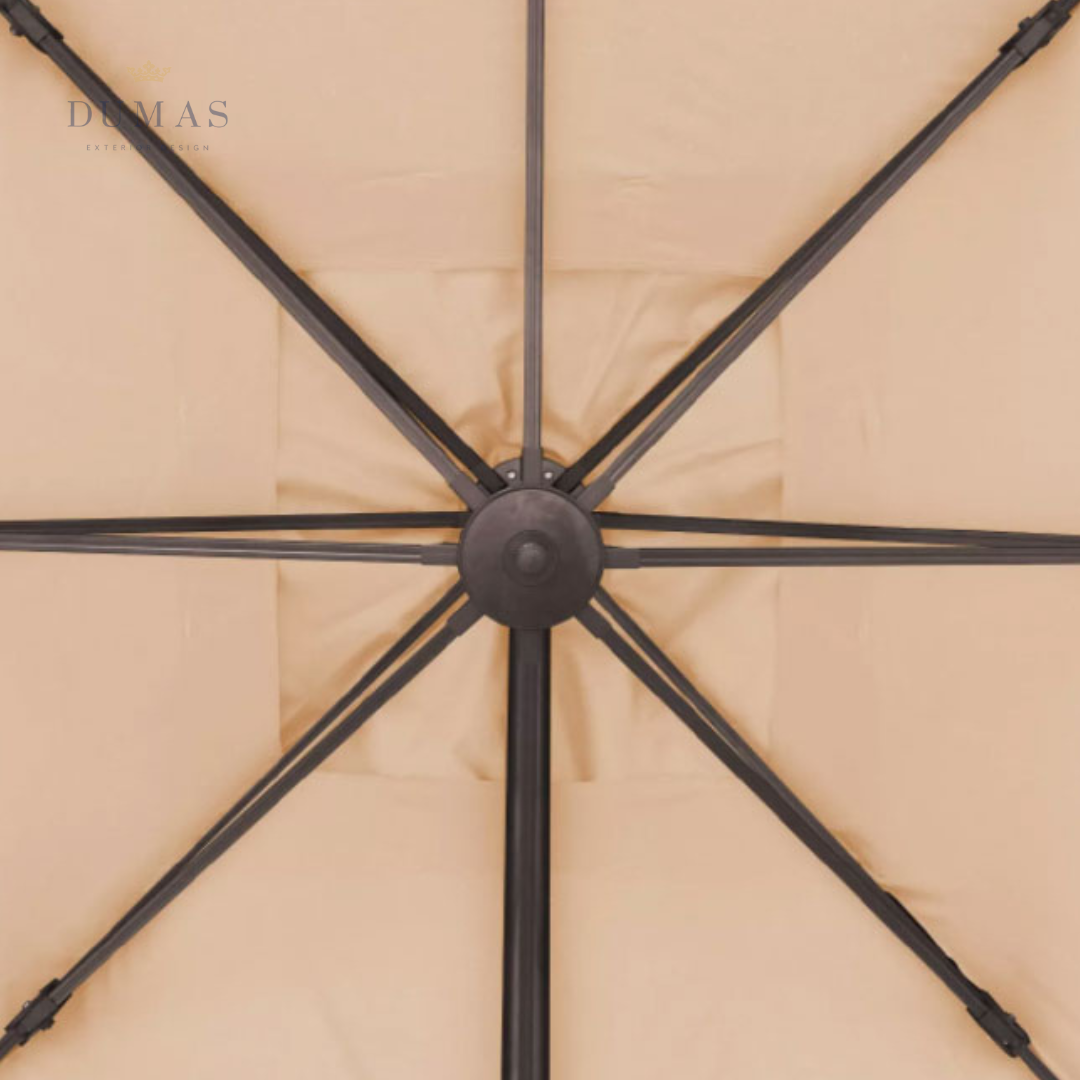Tan Cantilever Umbrella