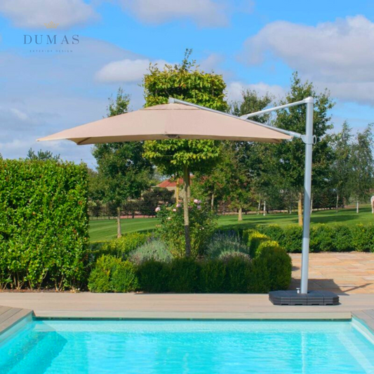 Sky Blue Cantilever Umbrella