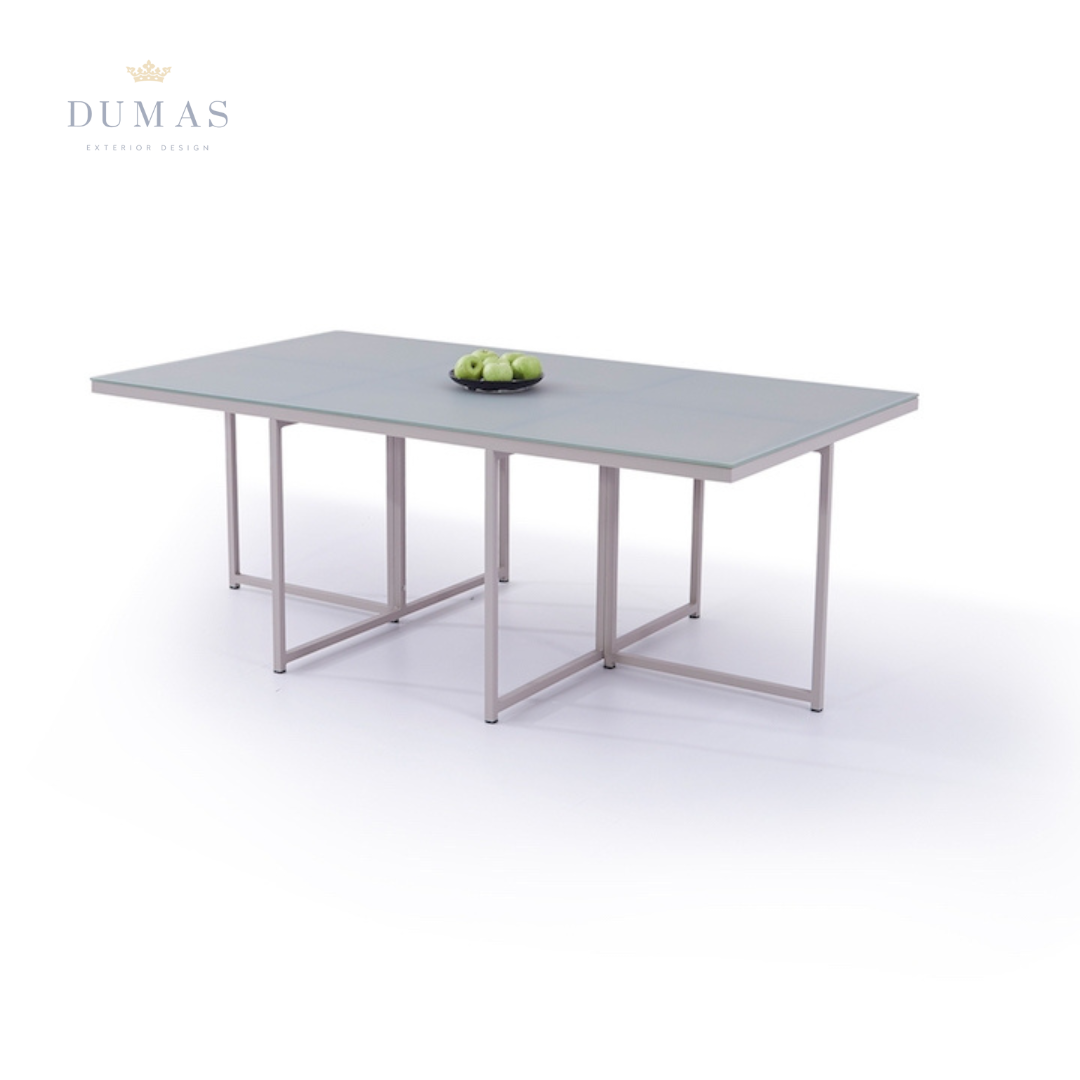 Light Gray Cubic Dining Set