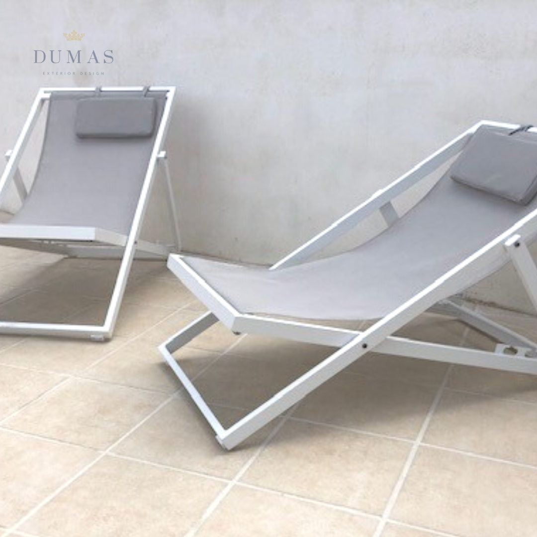 Light Gray Exclusive Deck Chair
