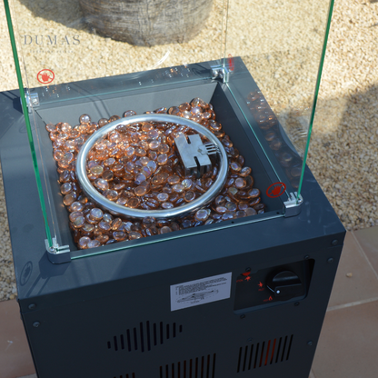 Dark Slate Gray Outdoor Gas Heater - The High One
