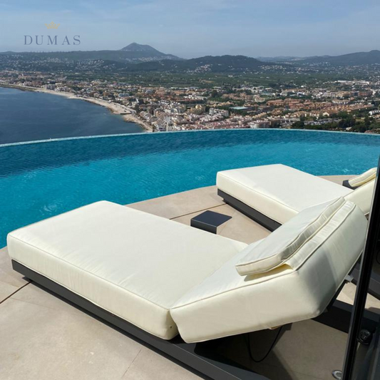 Gray Ibiza Sun Lounger