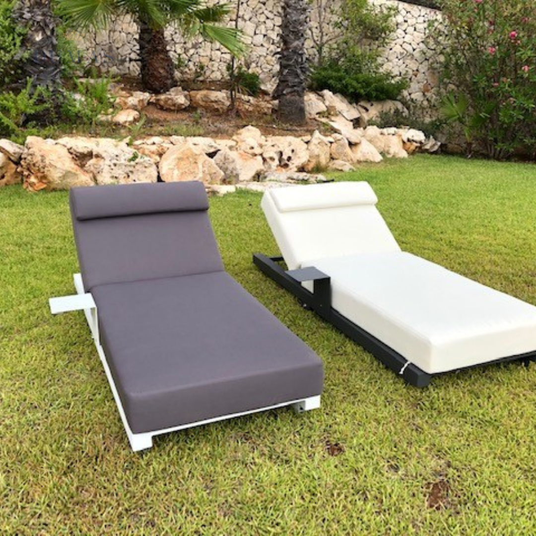 Dim Gray Ibiza Sun Lounger