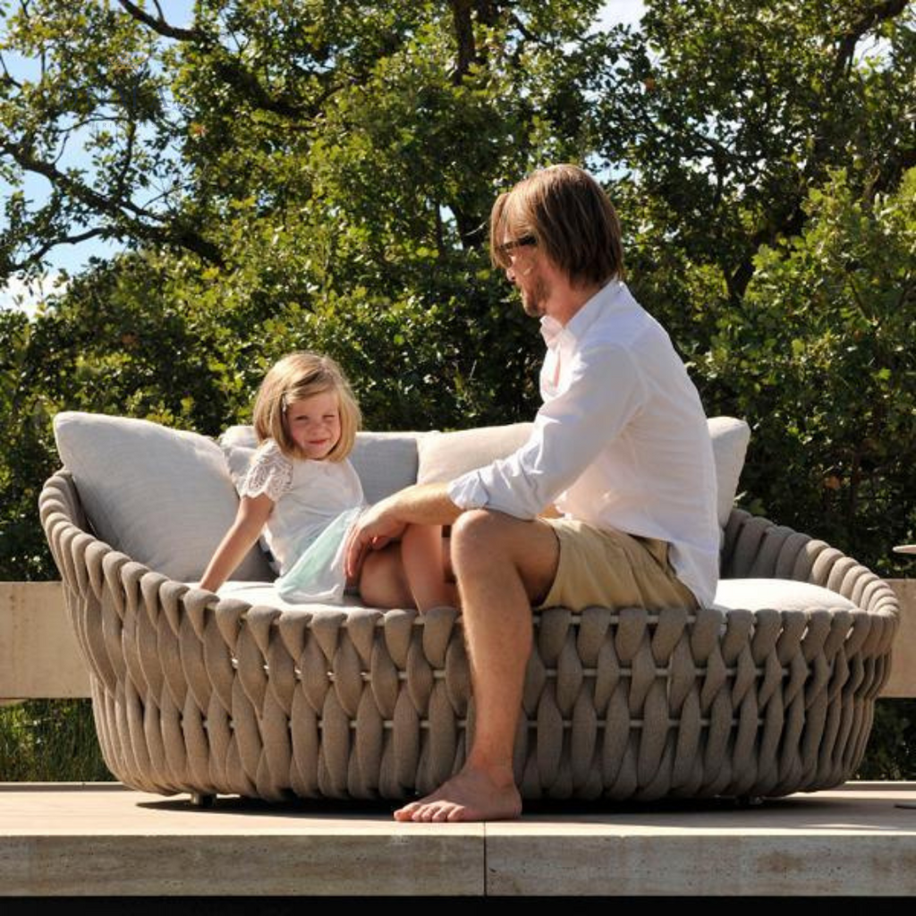 Dark Slate Gray Premium Rope Day Bed