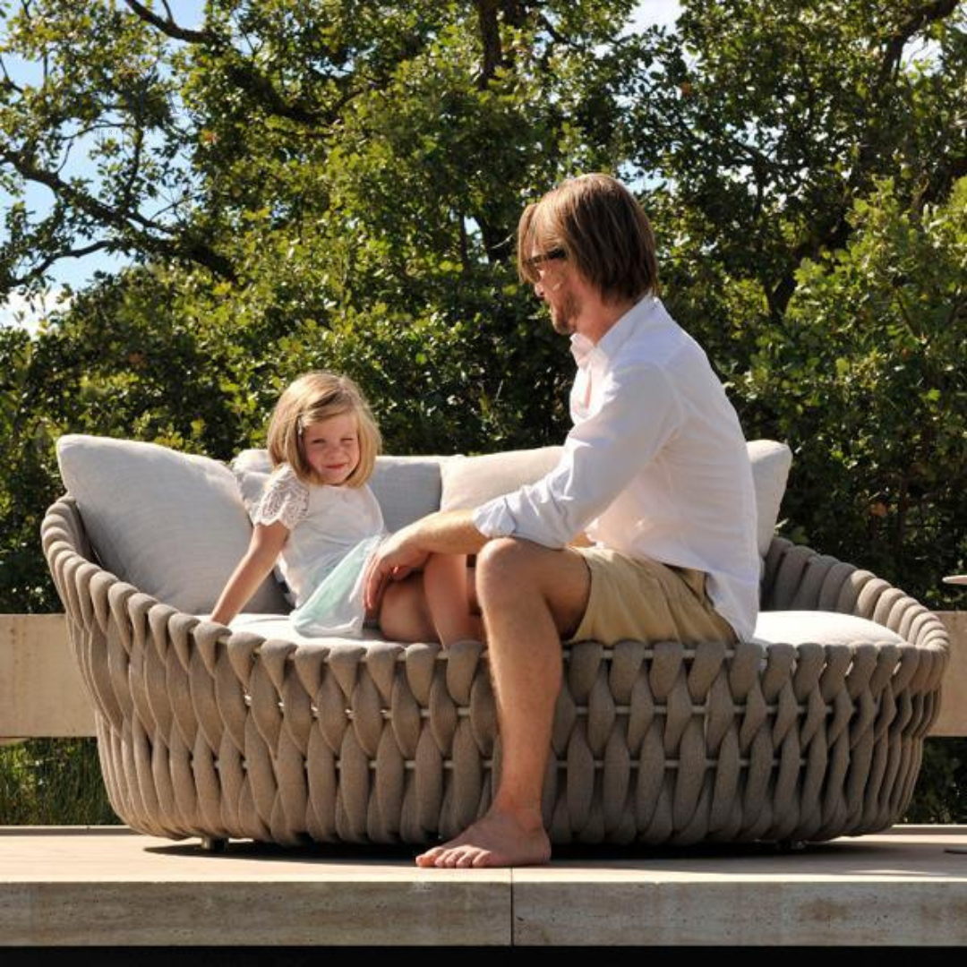 Dark Slate Gray Premium Rope Day Bed