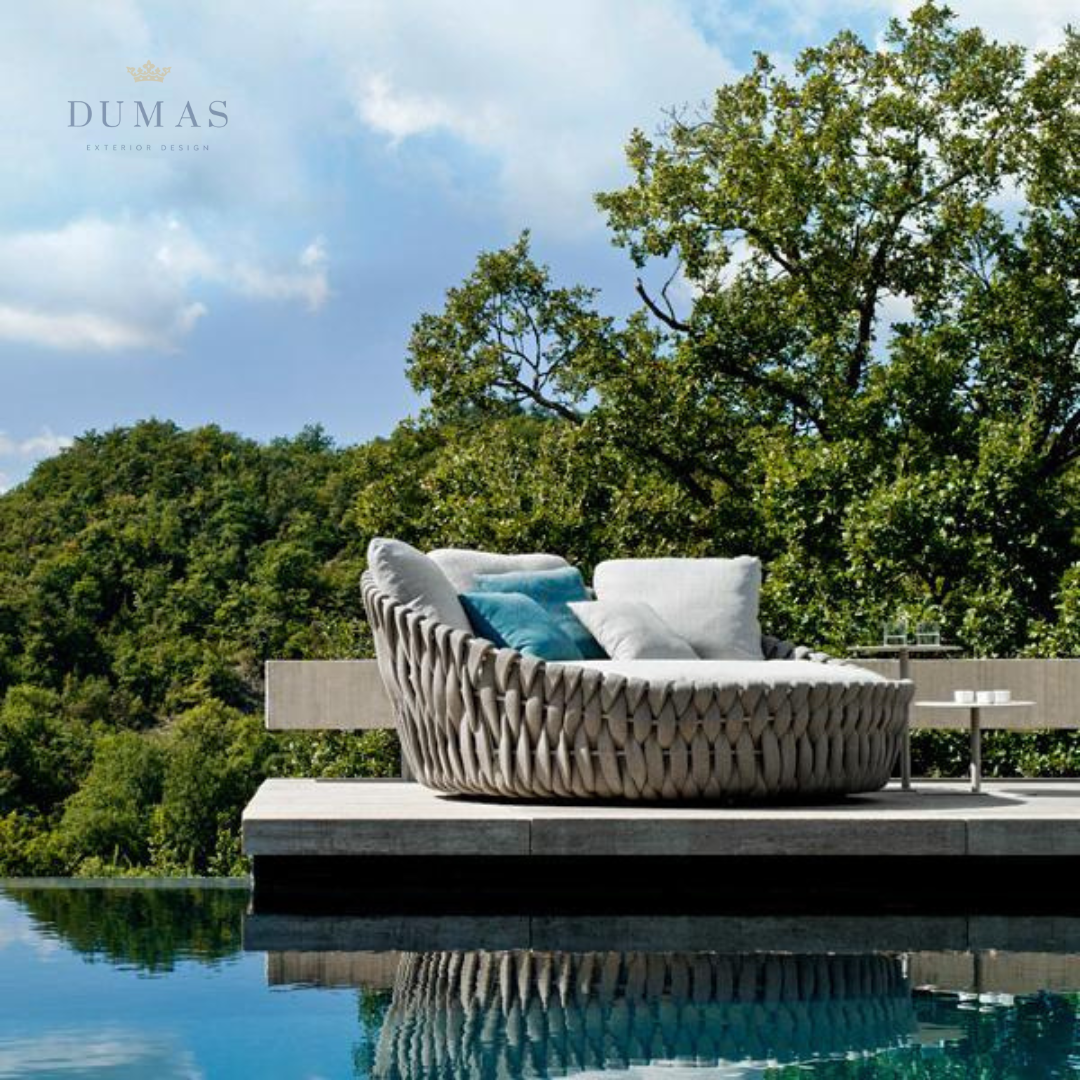 Dark Slate Gray Premium Rope Day Bed