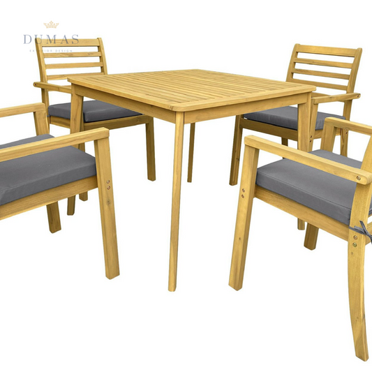 Dark Khaki Suar Dining Set