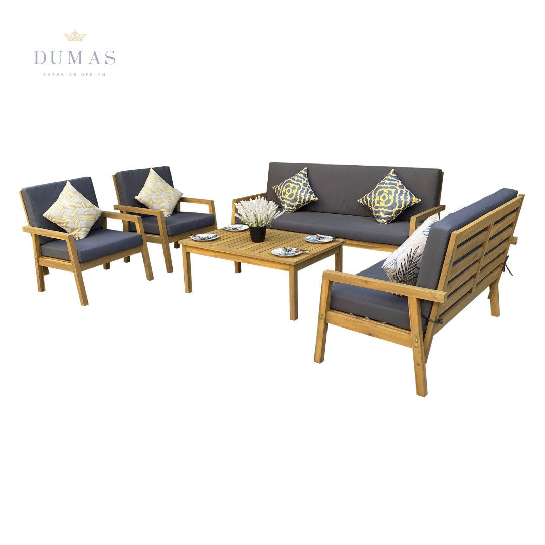 Dim Gray Suar Sofa Set