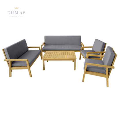 Dim Gray Suar Sofa Set