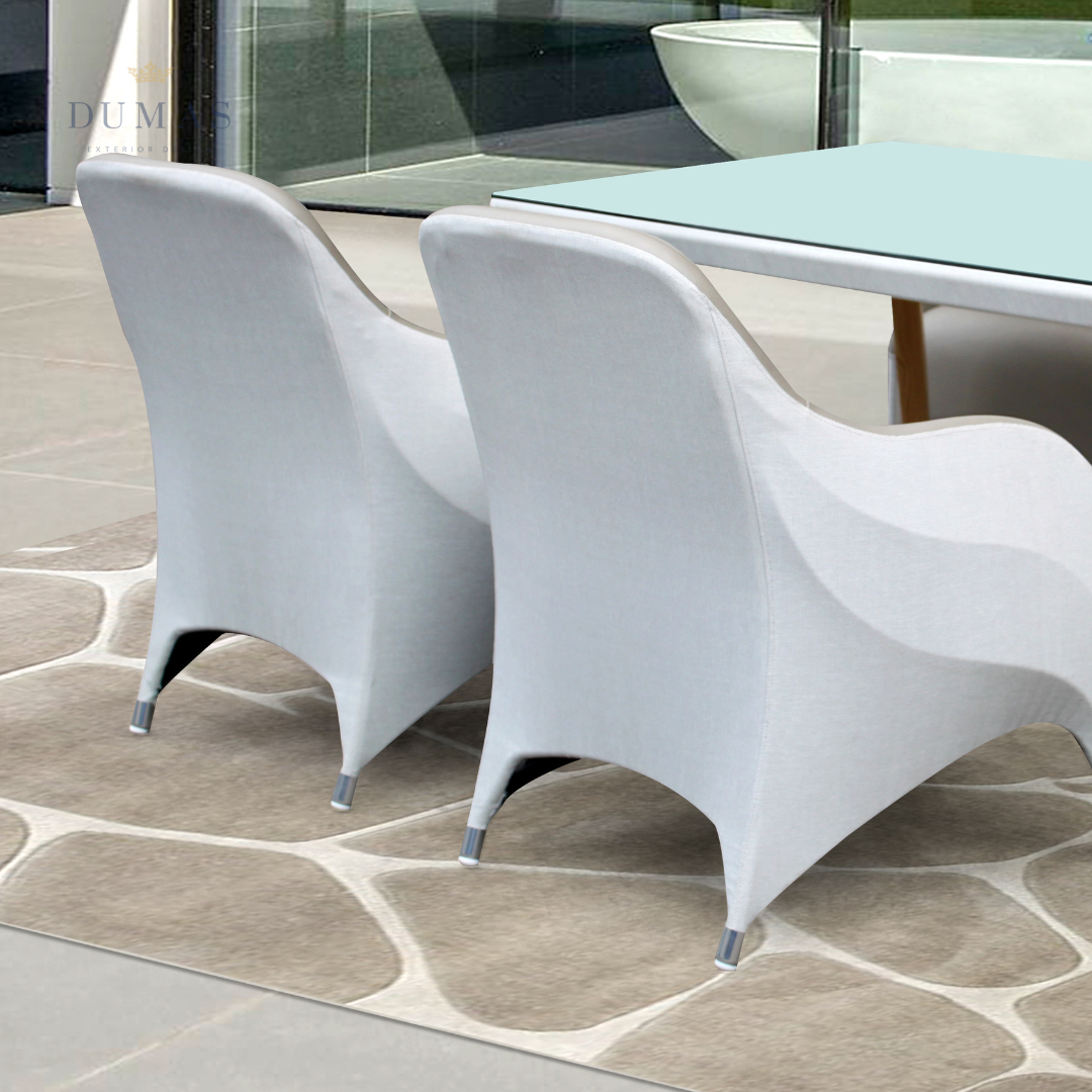 Gray Upholstered Dining Chair