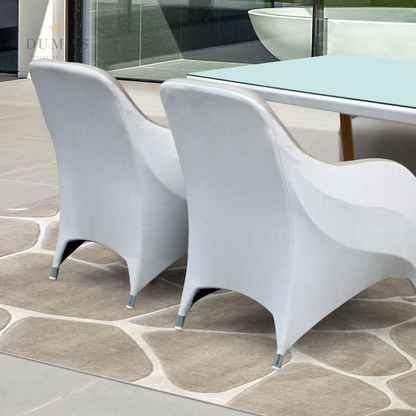 Gray Upholstered Dining Chair